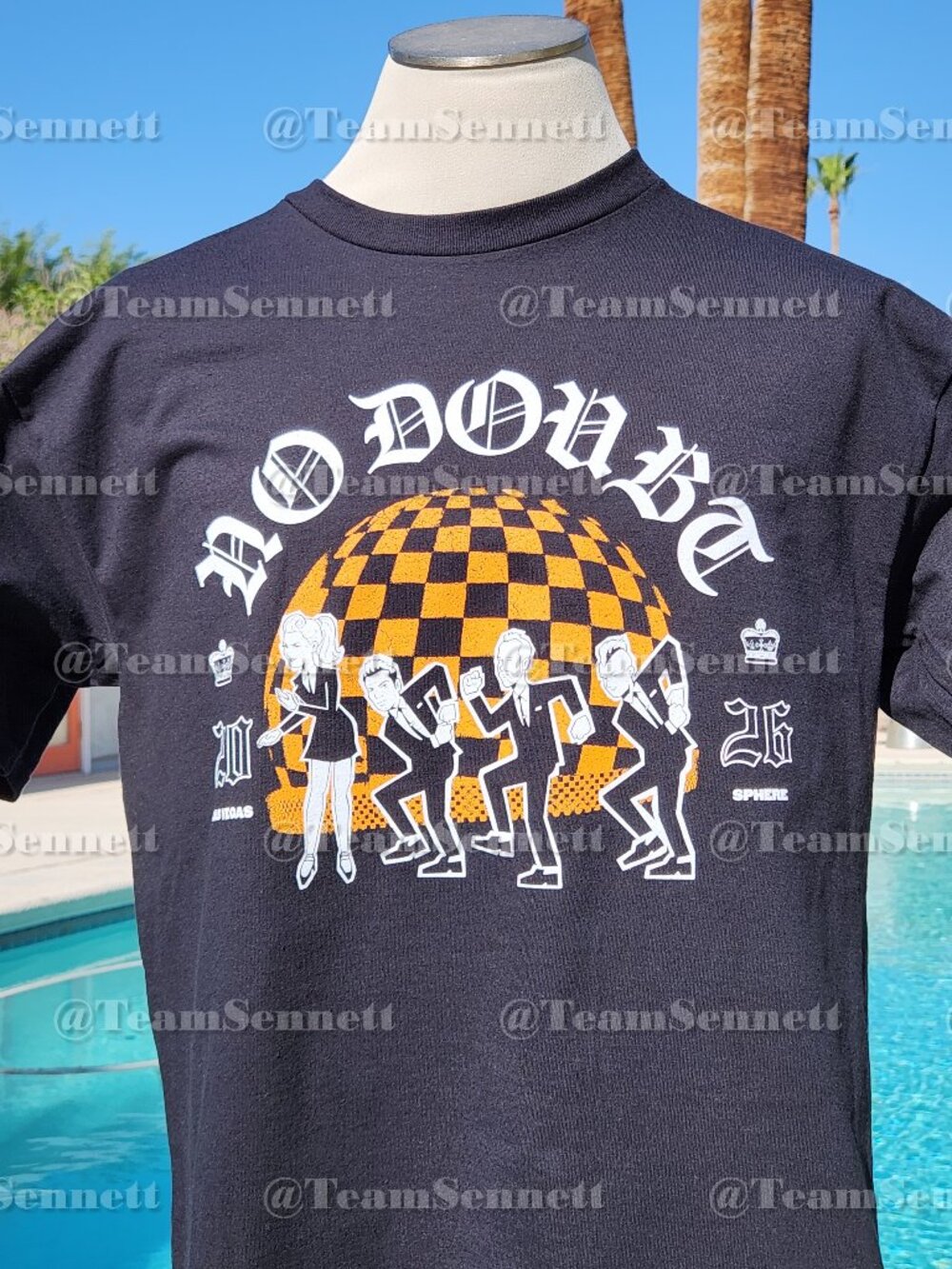No Doubt Sphere Shirt // Black Short Sleeve // Las Vegas Residency 2026